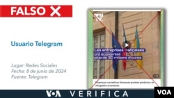 En mensajes de Telegram que ha circulado asegura que empresas de cosméticos de Francia prueban sus productos en personas refugiadas de Ucrania, pero esto es falso. Diseño: Mila Cruz.
