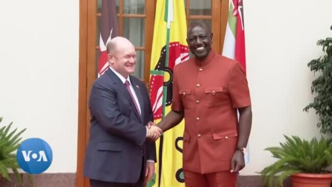 Ruto akutana na Balozi wa Marekani Kenya na Seneta Chris Coons