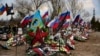 Ukrainaga qarshi janglarda halok bo'lgan Rossiya askarlari qabri, Volgograd, 30-mart, 2024. 