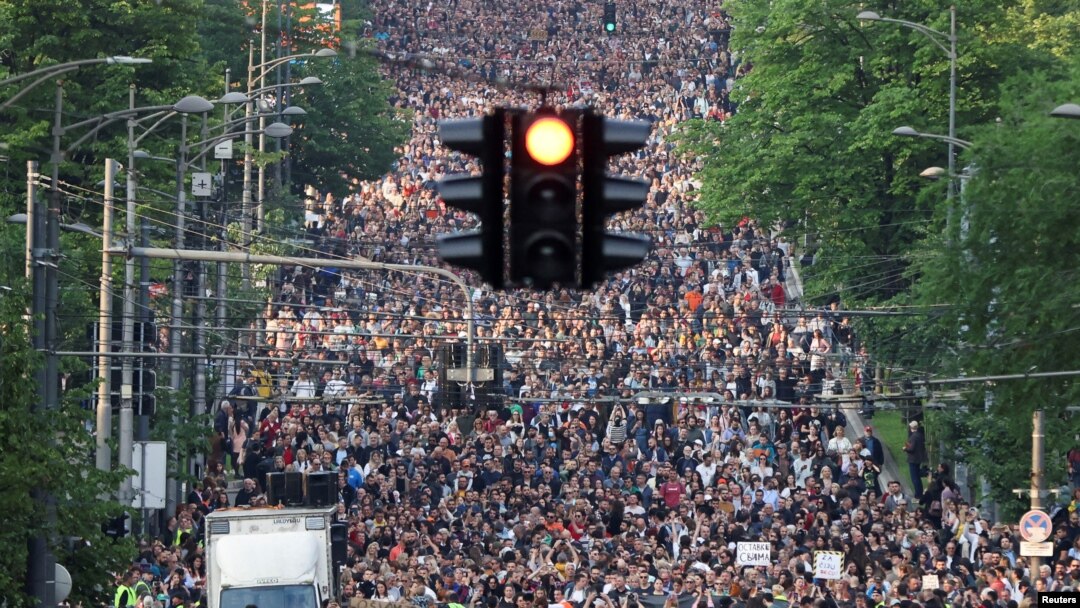 Protest "Srbija protiv nasilja"