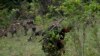 ARCHIVO - En esta fotografía de archivo del 20 de octubre de 2016, soldados usan machetes para talar plantas de coca en una plantación ilegal de coca durante un viaje de prensa organizado por el gobierno a la comunidad Urkupina de Chapare, Bolivia.