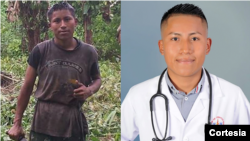 El joven Ricky Pineda, descendiente del pueblo indígena Mayangna, inicialmente aspiraba ser sacerdote, pero terminó siendo médico.
