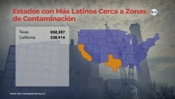 Estados con más latinos cerca a zonas de contaminación