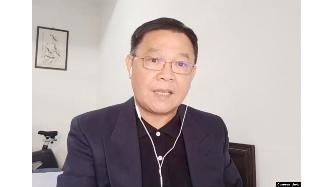 台灣張騫艦首任艦長黃征輝。(取自採訪視頻)