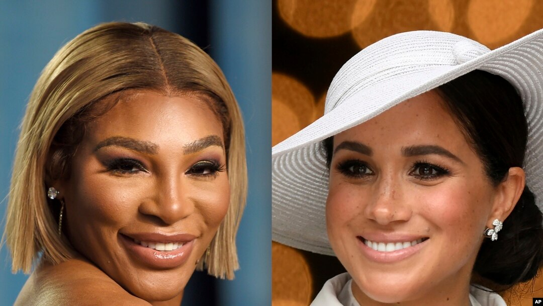 Foto Achiv: Serena Williams ak Meghan, Duches Sussex la. 