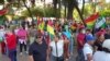 Masivas movilizaciones en Bolivia a favor de líder opositor preso 