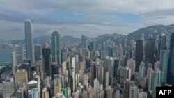 2022年11月14日，香港鸟瞰图。据中国官方媒体2023年1月12日报道，英国在最近的香港报告中批评了它所说的中国政府对香港自由的侵蚀。