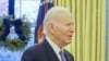 Président Joe Biden ya Etats-Unis ayambi président Félix Tshissekedi na ndako na ye ya mosala na Maison Blanche, na Washington DC, 16 décembre 2022. (Présidence ya RDC)