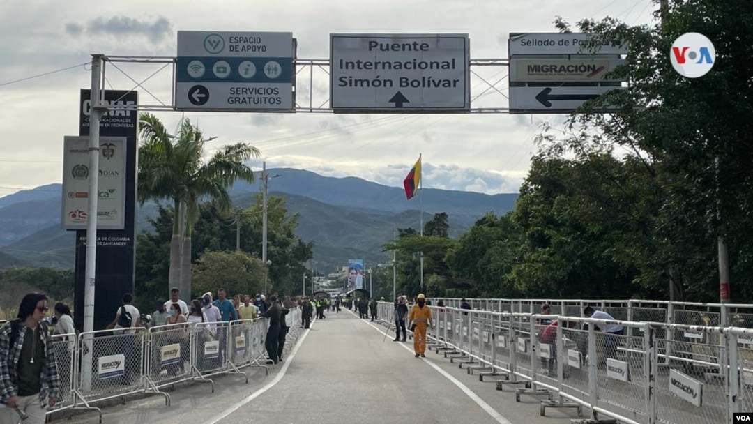 Frontera entre Colombia y Venezuela, antes de la reapertura ofiaial. [Foto: Hugo Echeverry, VOA]