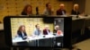 Učesnici debate Centra za razvoj zajednica i portala KoSSev "Ratni zločini i tranziciona pravda: Kosovo", u beogradskom Medija centru, 20 februara 2019.