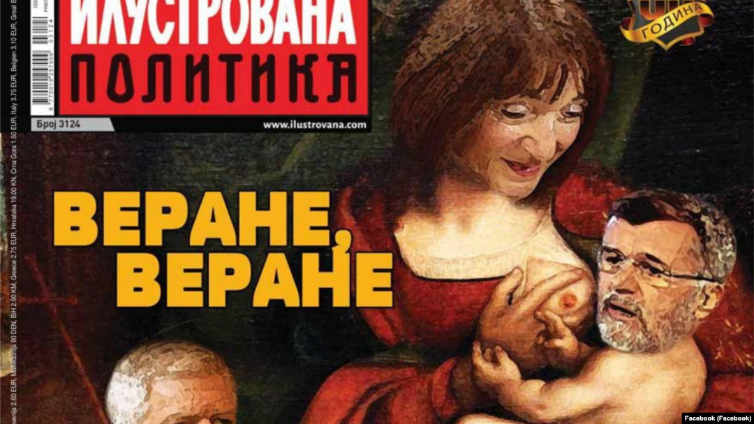 Naslovna strana nedeljnika Ilustrovana politika naišla na osudu javnosti (Foto: Facebook)