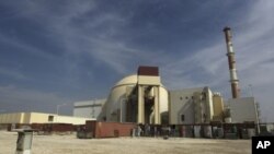 Reactor de una planta nuclear iraní al sur de la ciudad de Bushehr.