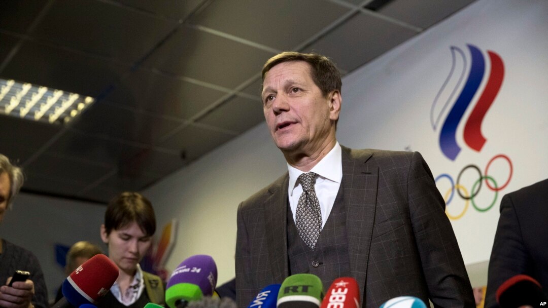 Predsednik Ruskog olimpijskog komiteta Aleksandar Žukov na konferenciji za štampu povodom ukidanja suspenzije zbog doping afere