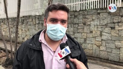 Entrevista Ivlev Silva. [Video: Álvaro Algarra, VOA]