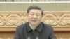 中国领导人习近平通过电视电话会议对十七万人发表讲话。