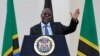 FILE - Tanzania's President John Magufuli addresses a news conference during his official visit to Nairobi, Kenya, Oct. 31, 2016.