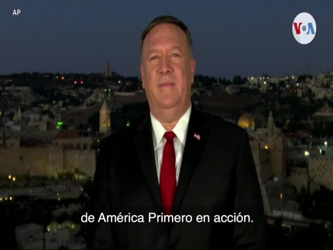 Pompeo: Trump ha puesto su visión de América Primero en acción"