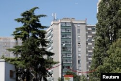 Estate housing blocks are seen in the Paris suburb of Saint-Denis, near Paris, France, July 21, 2017.