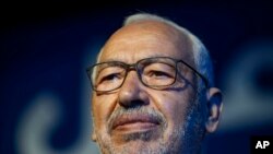 Kiongozi wa upinzani wa Tunisia Rached Ghannouchi.