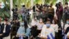 Cada vez hay menos periodistas en las coberturas nacionales en Nicaragua. Foto archivo Houston Castillo, VOA.