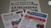 Tras la suspensión impresa del diario La Prensa, en Nicaragua quedan únicamente en ese formato los medios Trinchera de la Noticia y Bolsa de Noticias. Foto Houston Castillo, VOA.