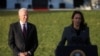 President Joe Biden na Vice-Presidente na ye Kamala Harris na Maison Blanche na Engumba Washington , na Etats-Unis, o'mokolo ya 15 novembre 2021 (Photo Reuters/Leah Millis)