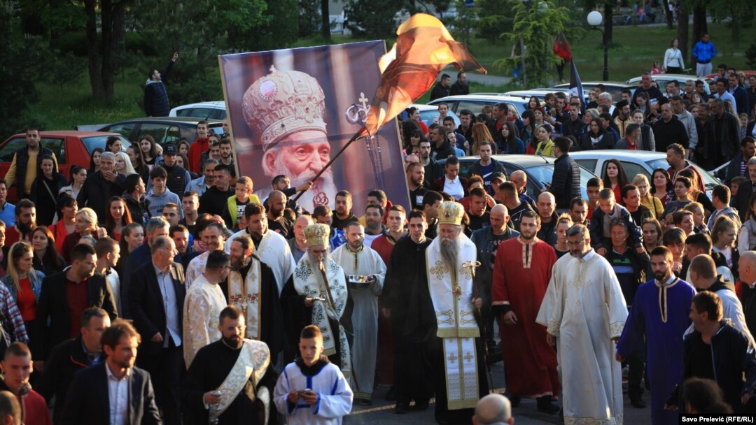 Litija u Nikšiću 12. maja 2020. (Foto: RFE/RL/Savo Prelević) 