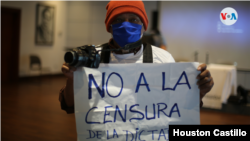 Periodistas y activistas han denunciado la Ley de Ciberdelitos en Nicaragua. [Foto Houston Castillo, VOA]
