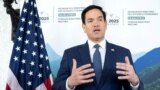 Госсекретарь США Марко Рубио после встречи министров иностранных дел стран «Большой семерки» в Канаде, 14 марта 2025 года (фото Saul Loeb/Pool via Reuters)