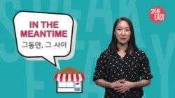 [Speak Easy] 그동안 'In the meantime'