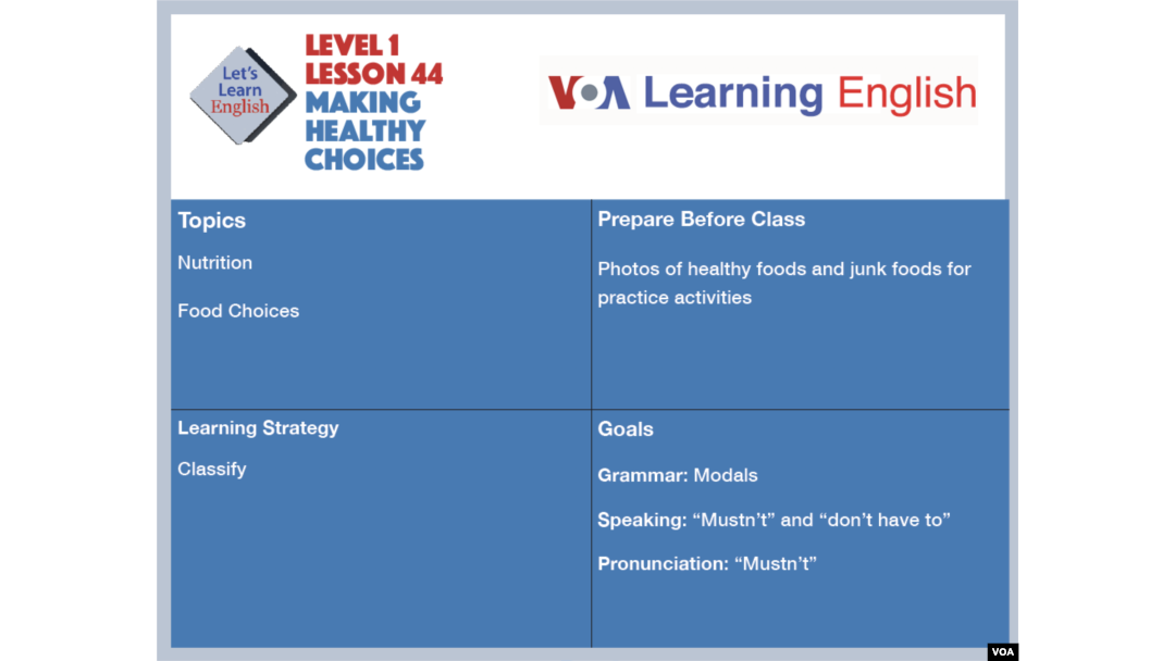 Let's Learn English - Level 1 - Lesson 44