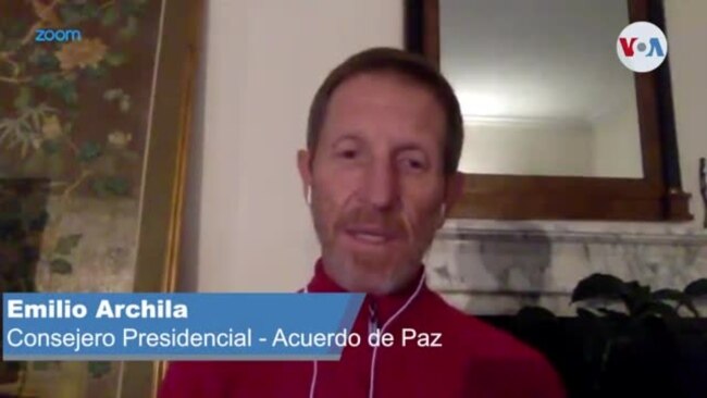 Emilio Archila, Consejero presidencial Colombia Acuerdo de paz 20 de enero