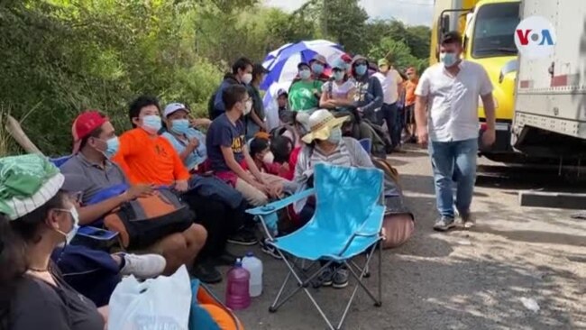 Éxodo de nicaragüenses a Honduras en busca de una vacuna