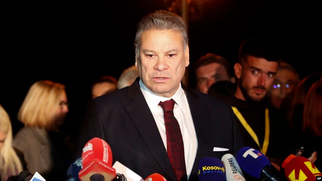 Specijalni izaslanik SAD za Zapadni Balkan Gabrijel Eskobar posle sastanka u Ohridu, 18. mart 2023.