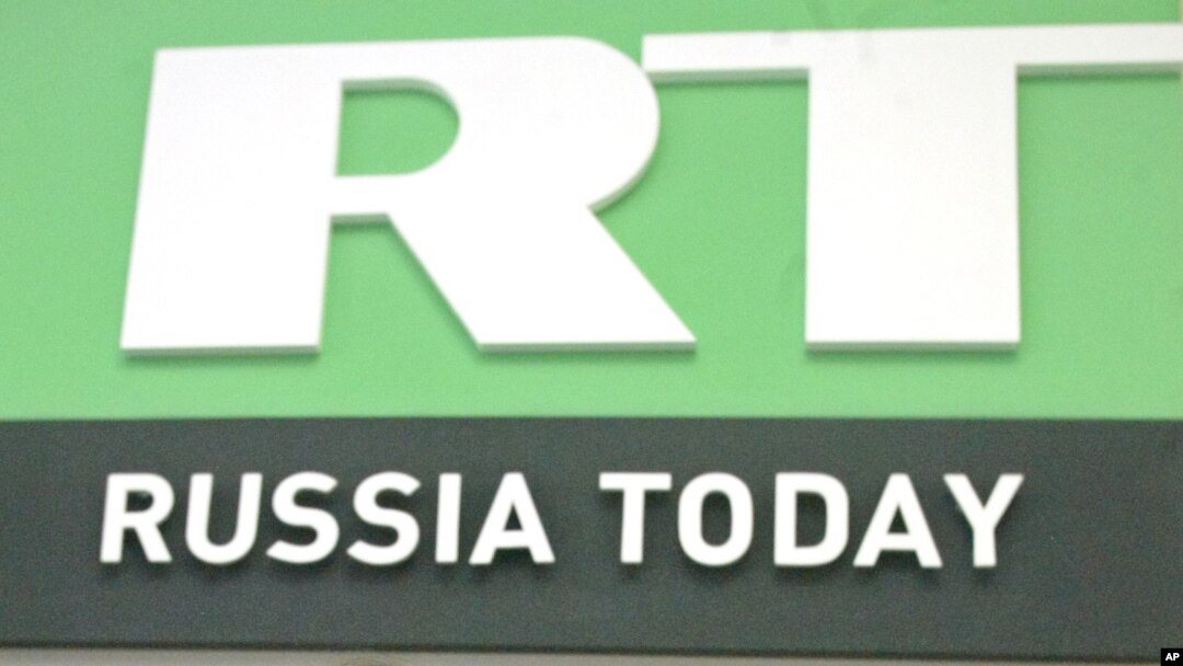 La televisora rusa RT dice que fue obligada a registrarse en EE.UU. como un agente extrnajero.