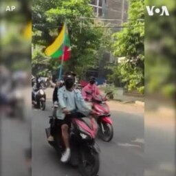မန္တလေးက ဆိုင်ကယ်သပိတ်