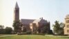 康奈尔大学地标麦格罗塔(McGraw Tower) (1973年8月28日资料照片)