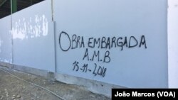 Obra embargada em Benguela