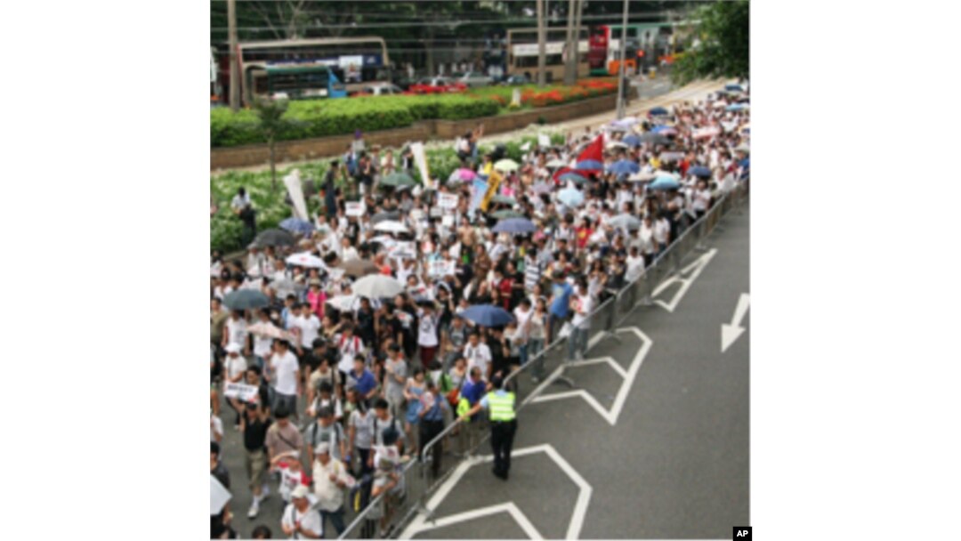 香港舉行2011年七一大游行