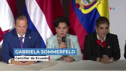Gabriela Sommerfeld, canciller de Ecuador