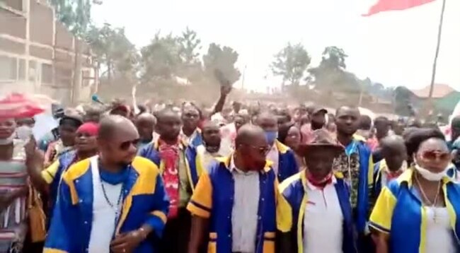 Bayi UNC batombolaki na Bukavu mpo na kosenga bobimisami ya Kamerhe