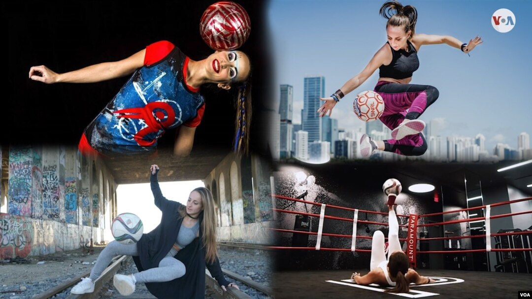 Laura Biondo es una futbolista profesional y posee 11 récords Guinness.
