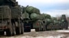 Боевые расчеты ЗРК С-400 во время российско-белорусских учений «Союзная решимость-2022» в Беларуси, 10 февраля 2022 г.