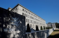 FILE - The World Trade Organization (WTO) headquarters are pictured in Geneva, Switzerland, July 26, 2018.