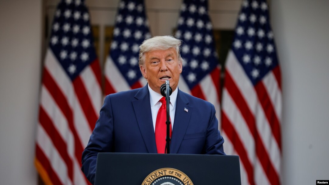 Predsednik Donald Tramp obraća se javnosti u Beloj kući, 13. novembar 2020. ( Foto: Rojters/Carlos Barria)