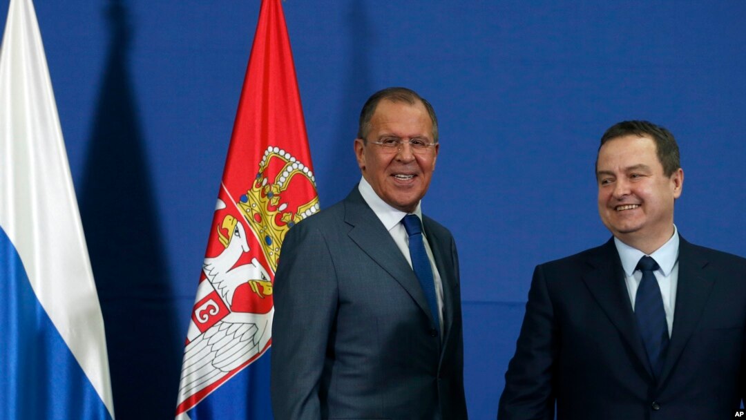 Šefovi diplomatija Rusije i Srbije, Sergej Lavrov i Ivica Dačić