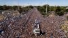 Los argentinos acuden en masa a recibir a la albiceleste