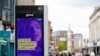 FILE - An advert is seen amid the spread of the coronavirus disease (COVID-19), in Leicester, Britain, May 27, 2021. 