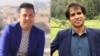 ذبیح‌الله غازی (راست) و خلیل نورزایی