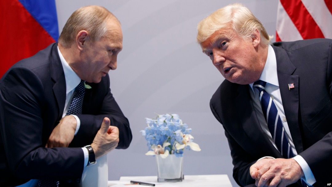 Predsednici Rusije i SAD, Vladimir Putin i Donald Tramp (7. jul 2017)
